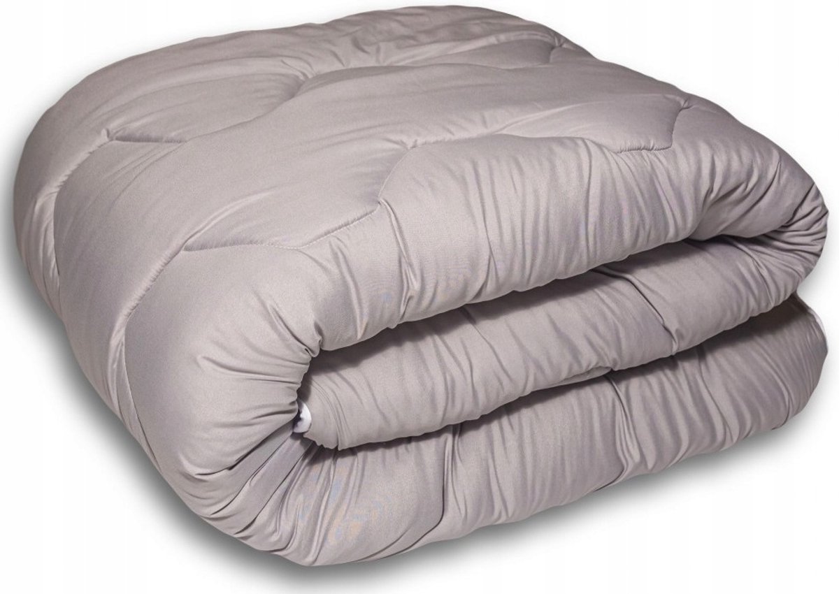 Grijze Dekbed 180x200 Anti-allergisch & zacht - Voor alle seizoenen