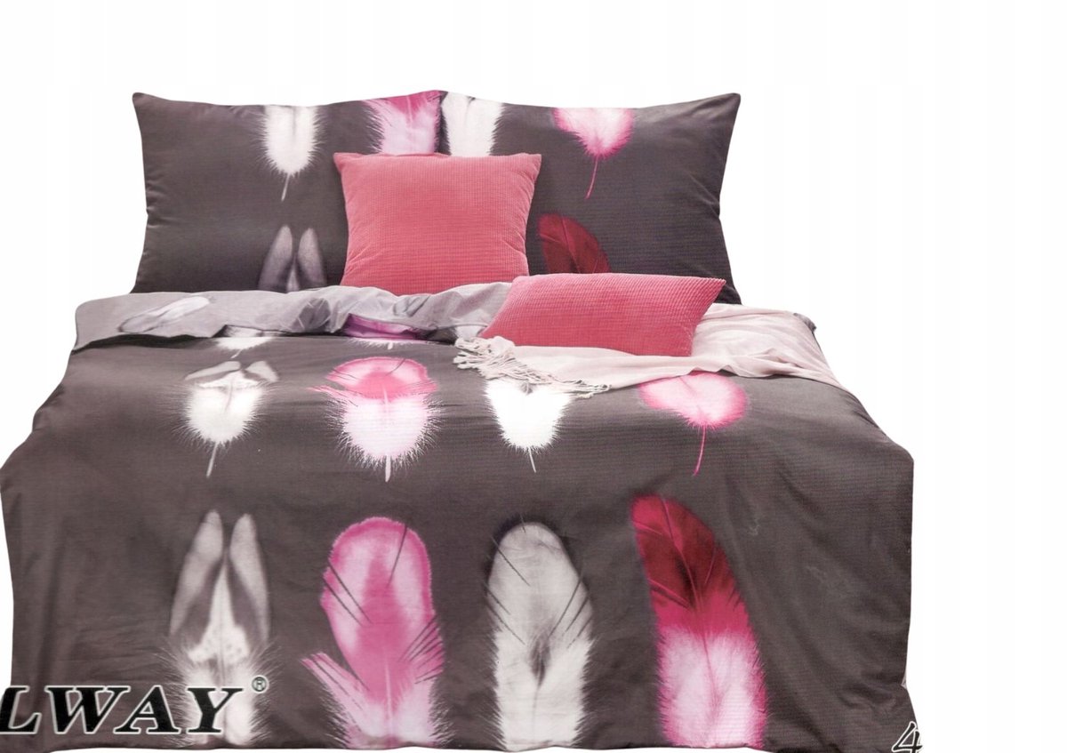 Elway Katoen Satijn Beddengoed Set 140x200cm + 70x80cm