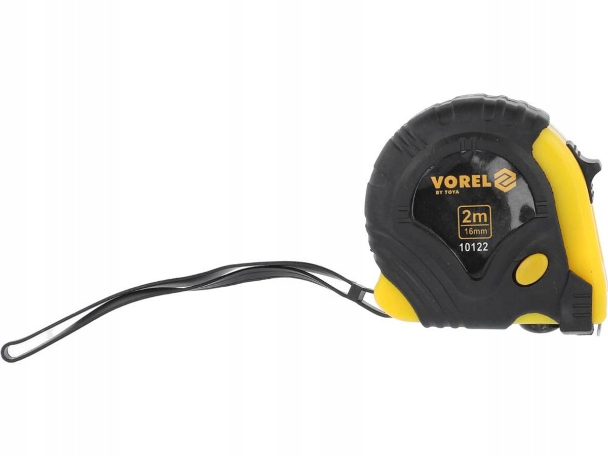 Vorel Rolbandmaat 2m x 16mm - Robuust & Nauwkeurig