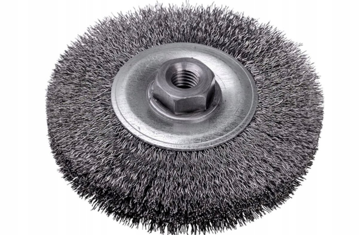 Stalen Schijfborstel 120mm M14 - Verwijder Verf & Roest