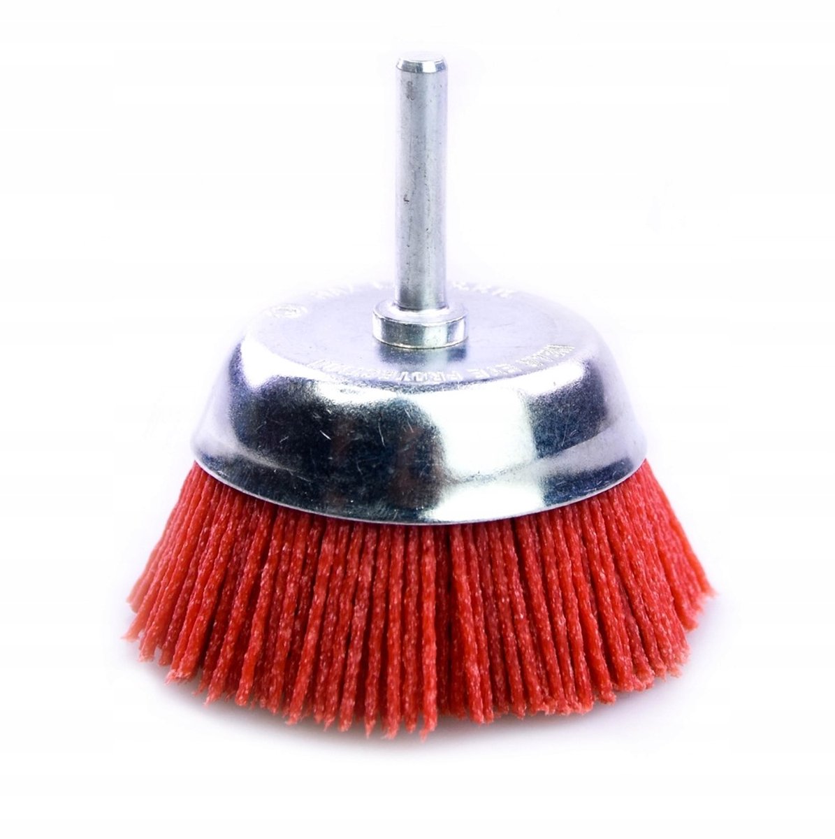 Nylon Borstel 65mm met Schacht voor Hout en Metaal