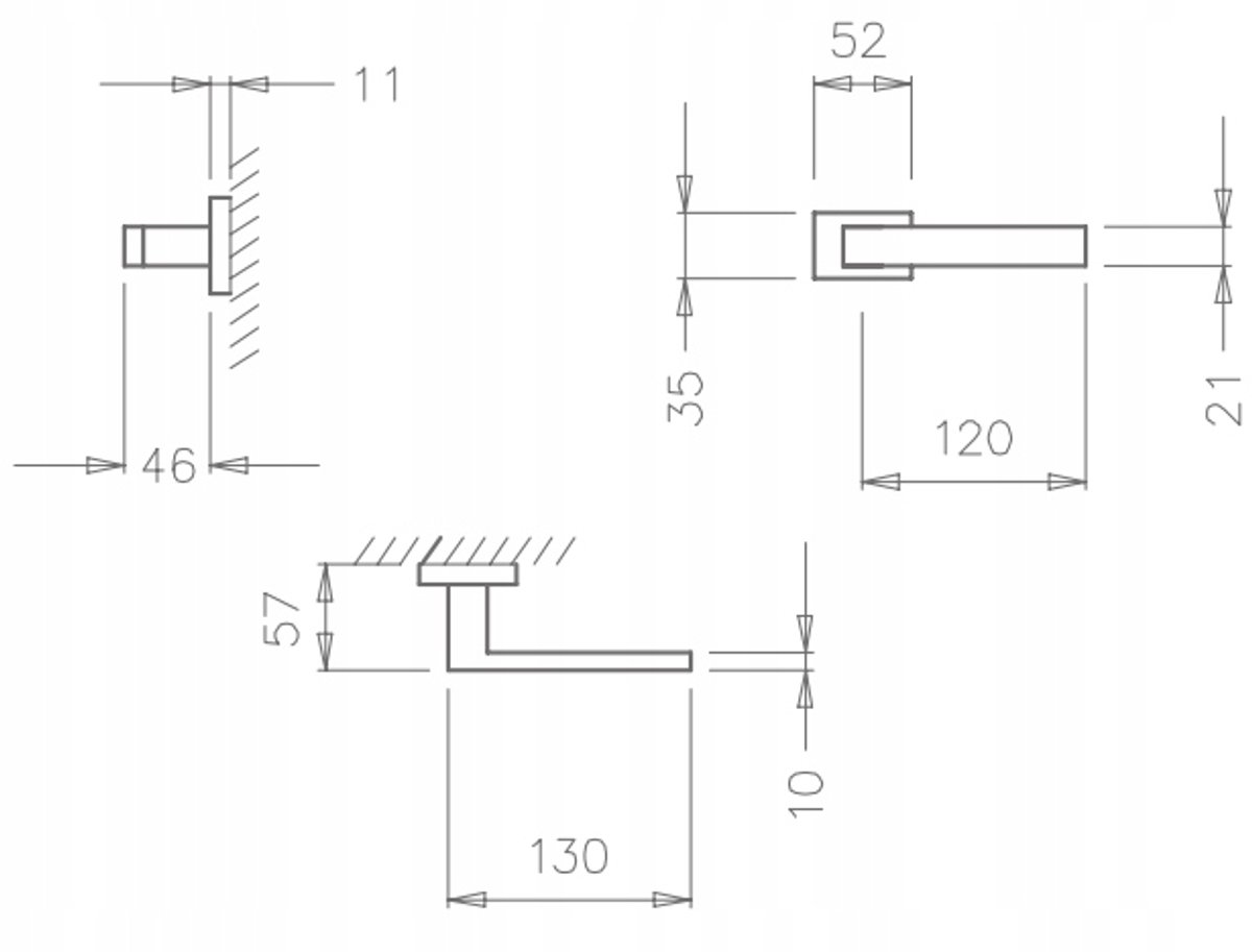 Tupi 2275 RE-03 Durkips - Modern design, chroom