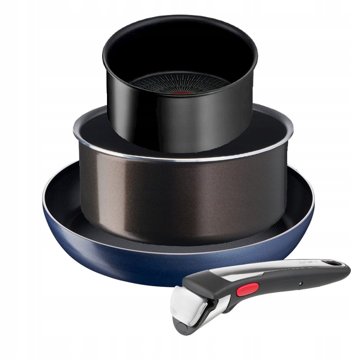 Tefal Ingenio Pannenset 28cm + 2 Pannen 24/16cm + Handwas