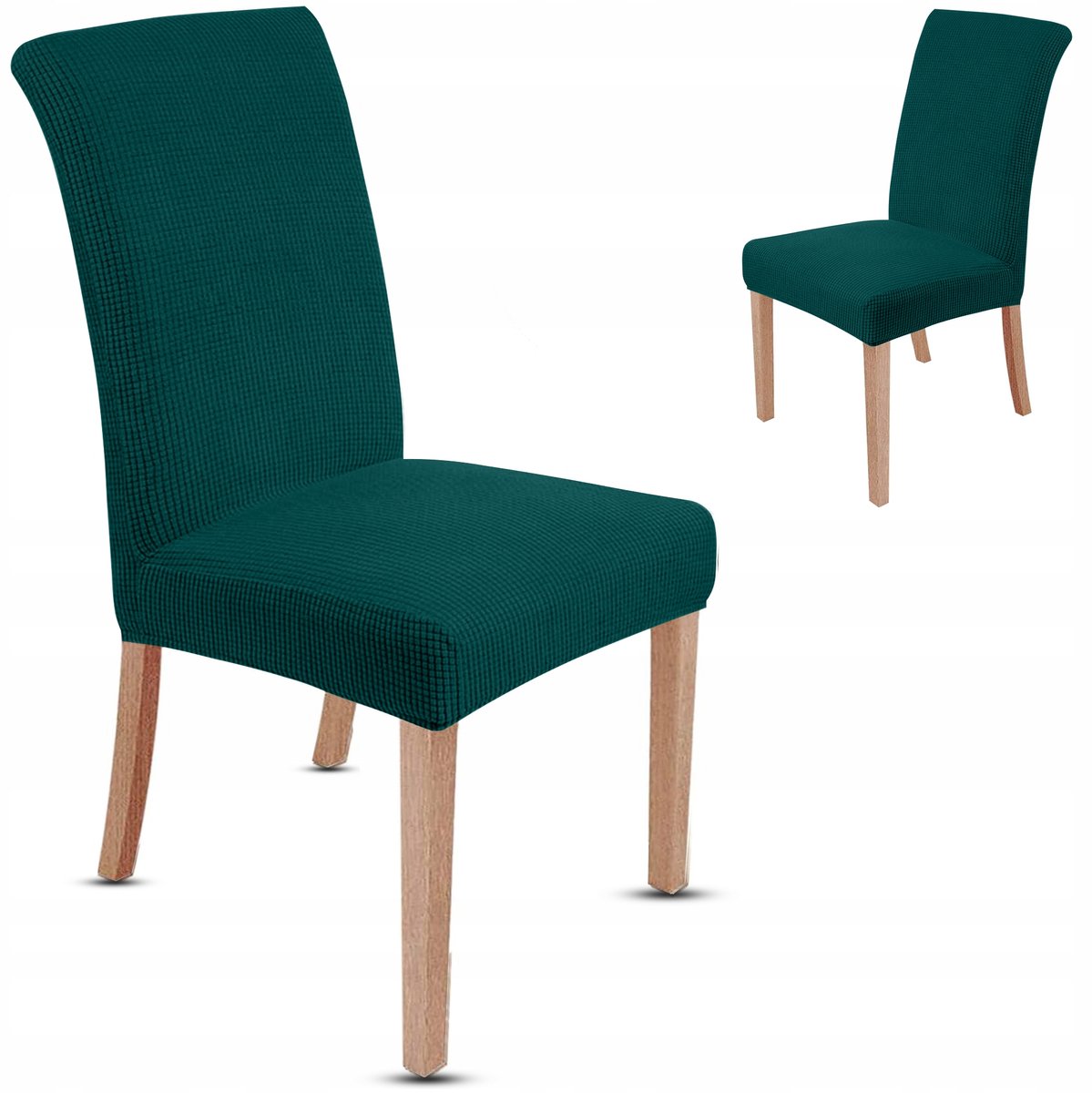 Universele Stoelhoes - Elegante Flesgroene Jacquard