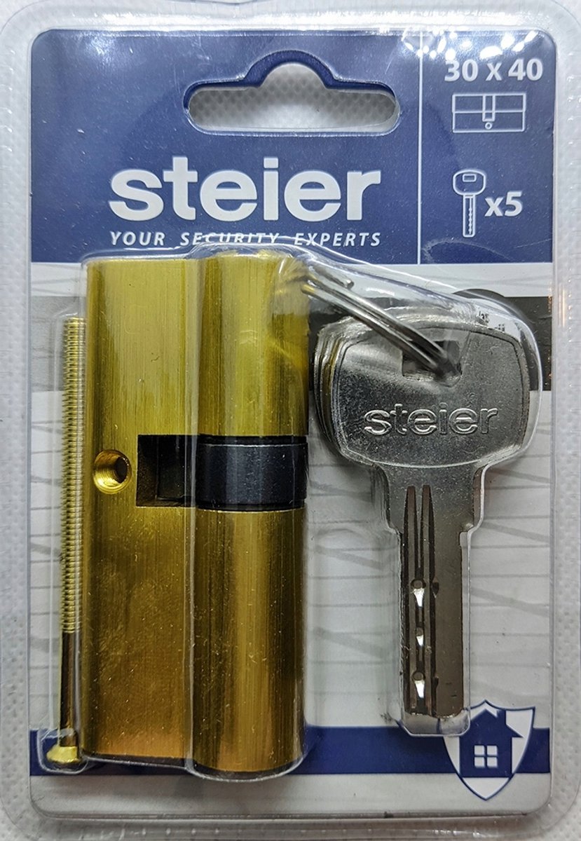 Steier PLUS Cilinder 30x40 mm met 5 sleutels