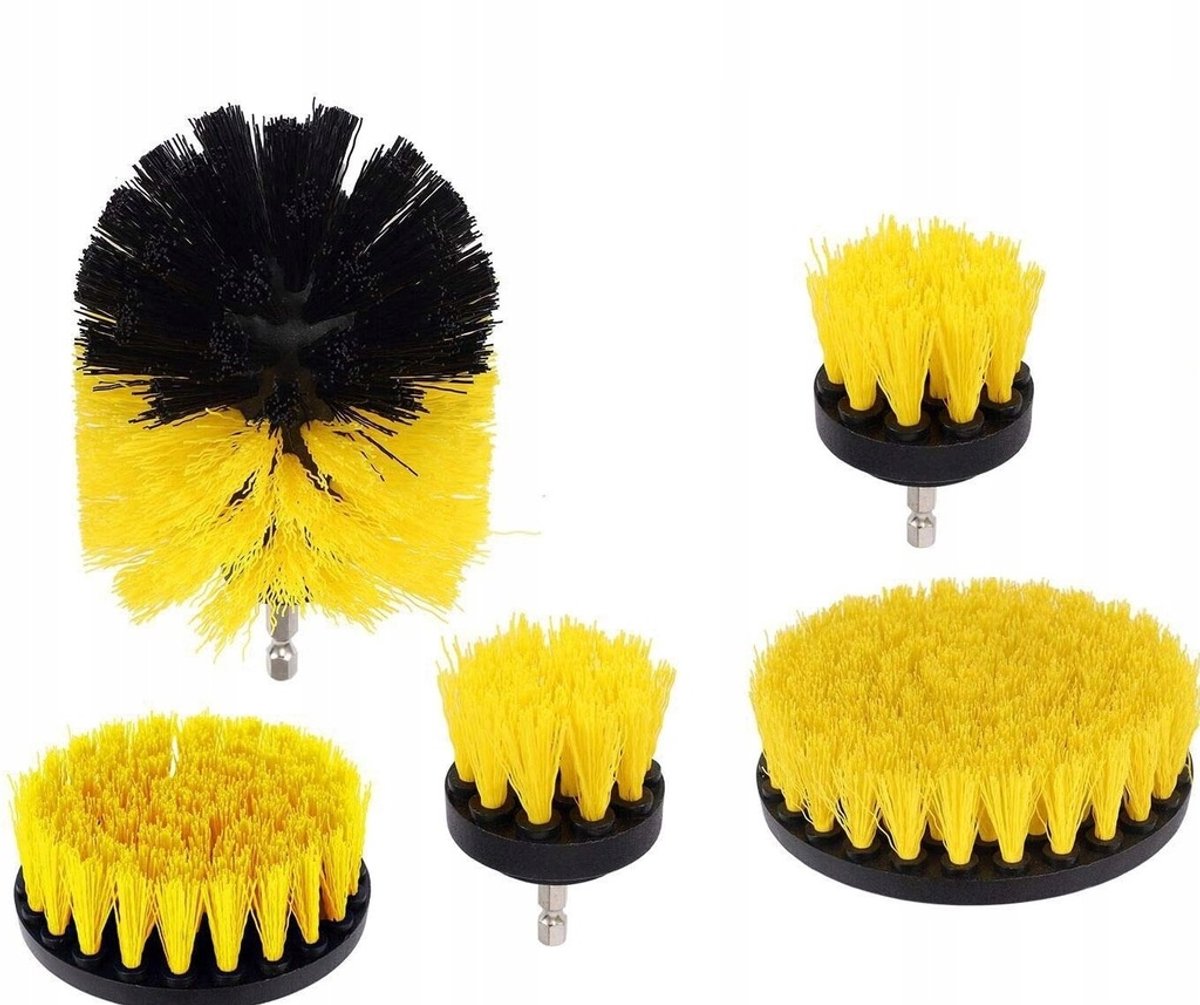 Nylon Borstels voor Schroefmachine 5 Stuks