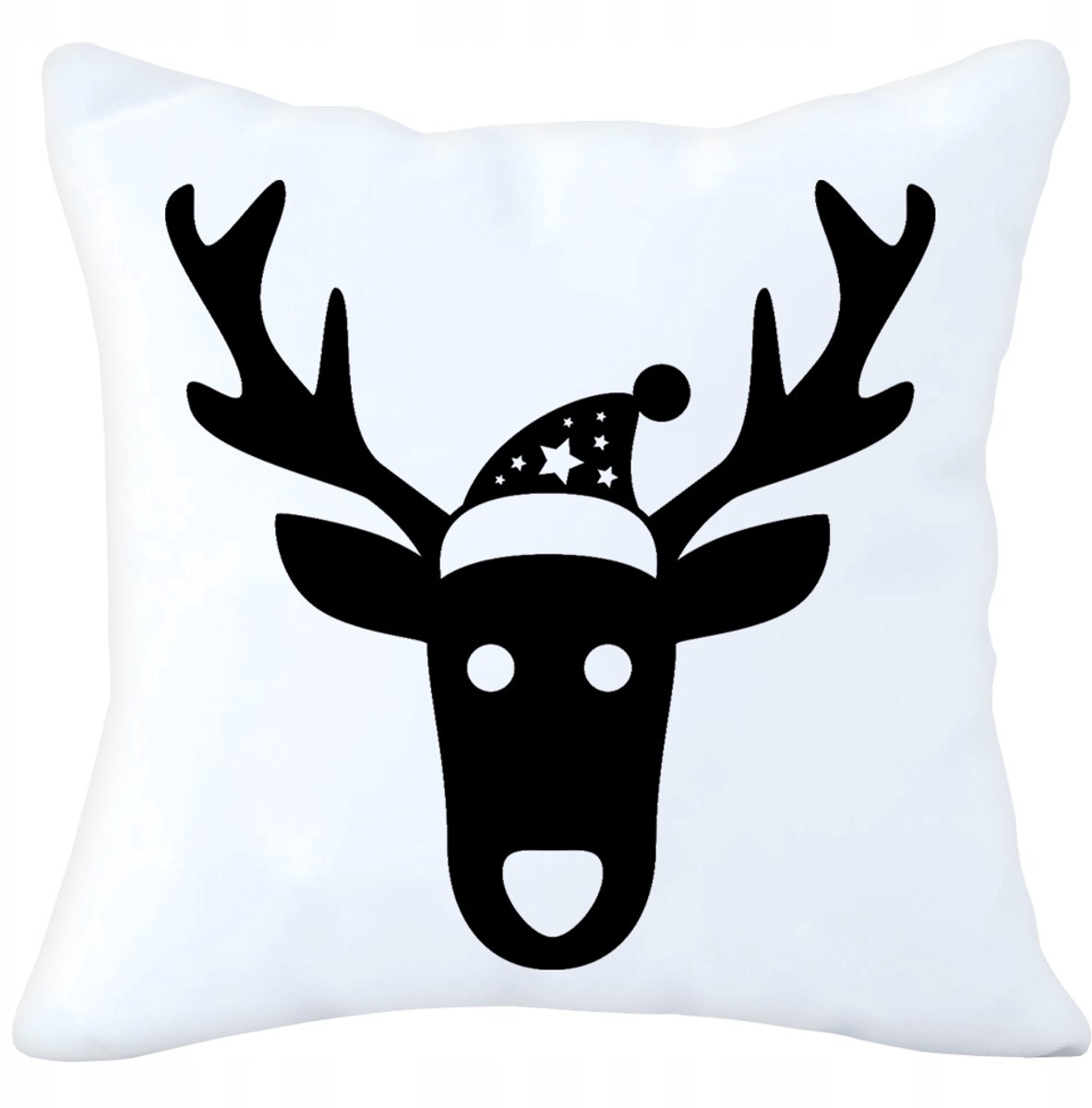 Kerstkussenhoes 40x40 cm met Rendier - Decoratief & Duurzaam