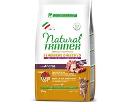Natural Trainer Sensitive Glutenvrij Eend 1,5 kg - Kattenvoer voor katten vanaf 1 jaar met een gevoelig spijsverteringsstelsel