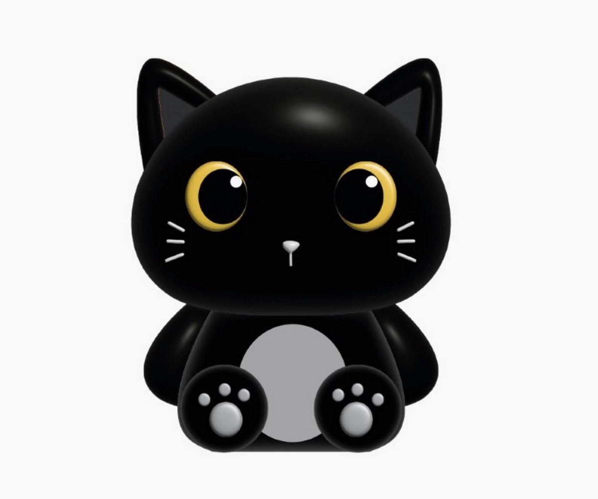 iTotal XL 3D Puzzle Eraser GUM “BLACK CAT”5x4x6cm