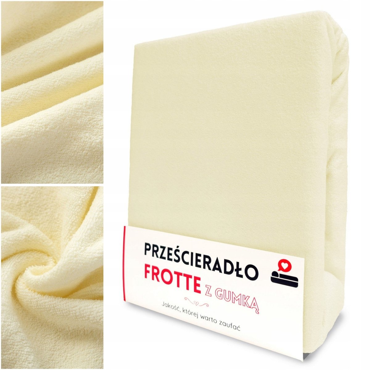 Frotte hoeslaken met elastiek 70x140 cm, 80% katoen, zacht & ademend