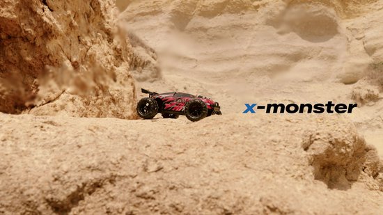 Overmax X-Monster 3.5 RC Auto – 4x4 – 1:18 Schaal – 30 km/h - Bereik 100 m – 2 Accu’s (40 min) – Extra Carrosserie – Offroad – TUV-gecertificeerd