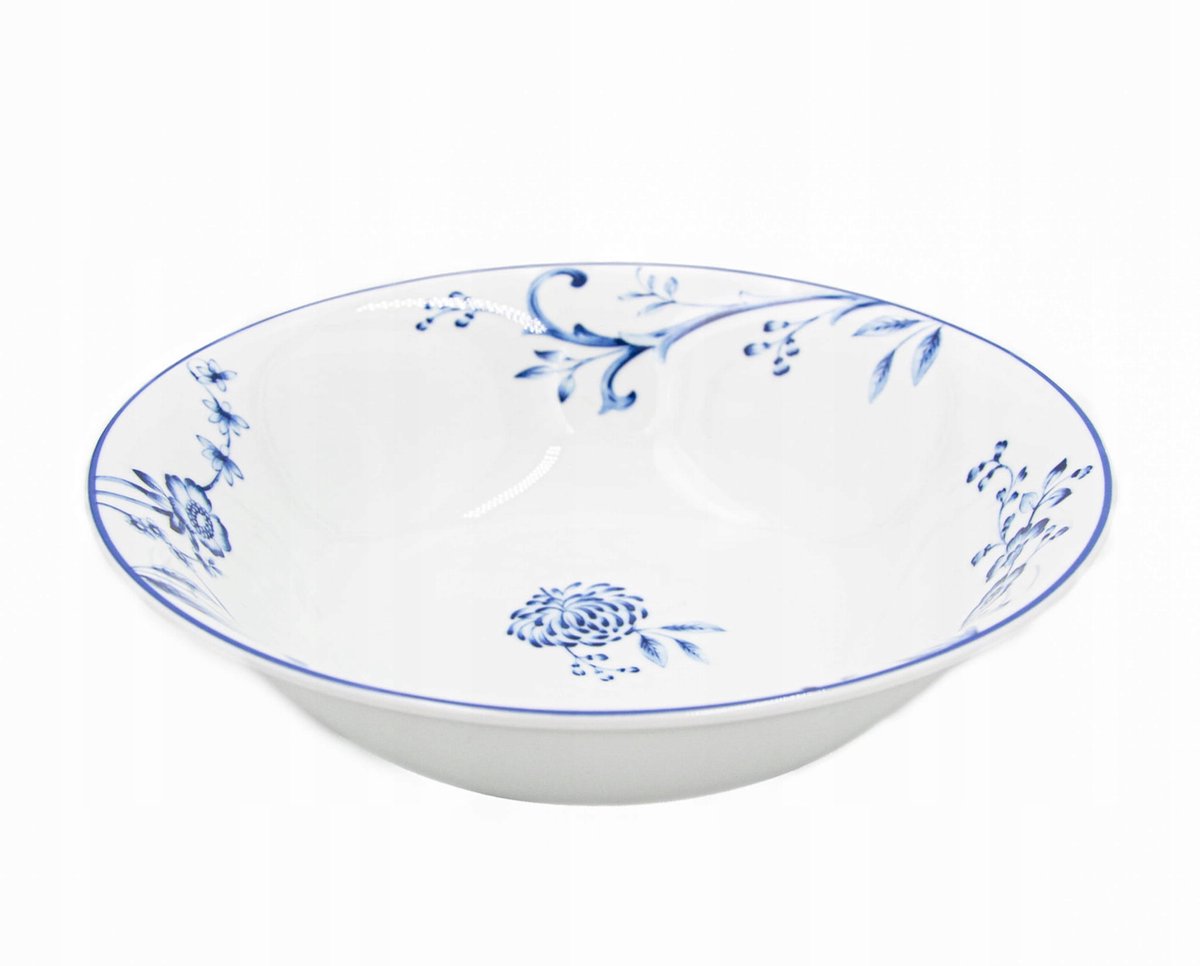 Evia Blue Saladekom 25 cm Bogucice - Stijlvol en Duurzaam Porselein