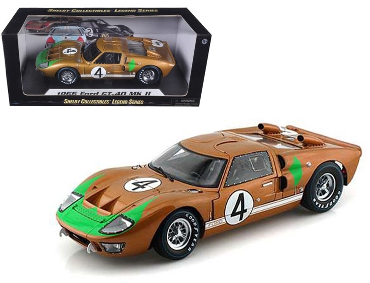 Ford GT-40 MK II #4 1966 - 1:18 - Shelby Collectibles