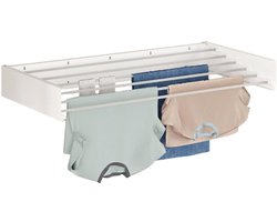 White-Label® Wanddroogrek - Droogrek Inklapbaar - Wasrek - Droogtoren - Droogrekken - Wit