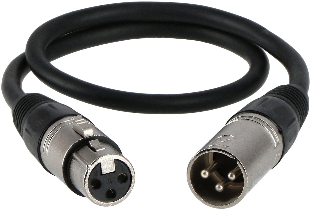 Devine MIC100/0.5 XLR microfoon- en signaalkabel 0.5 meter (100x)