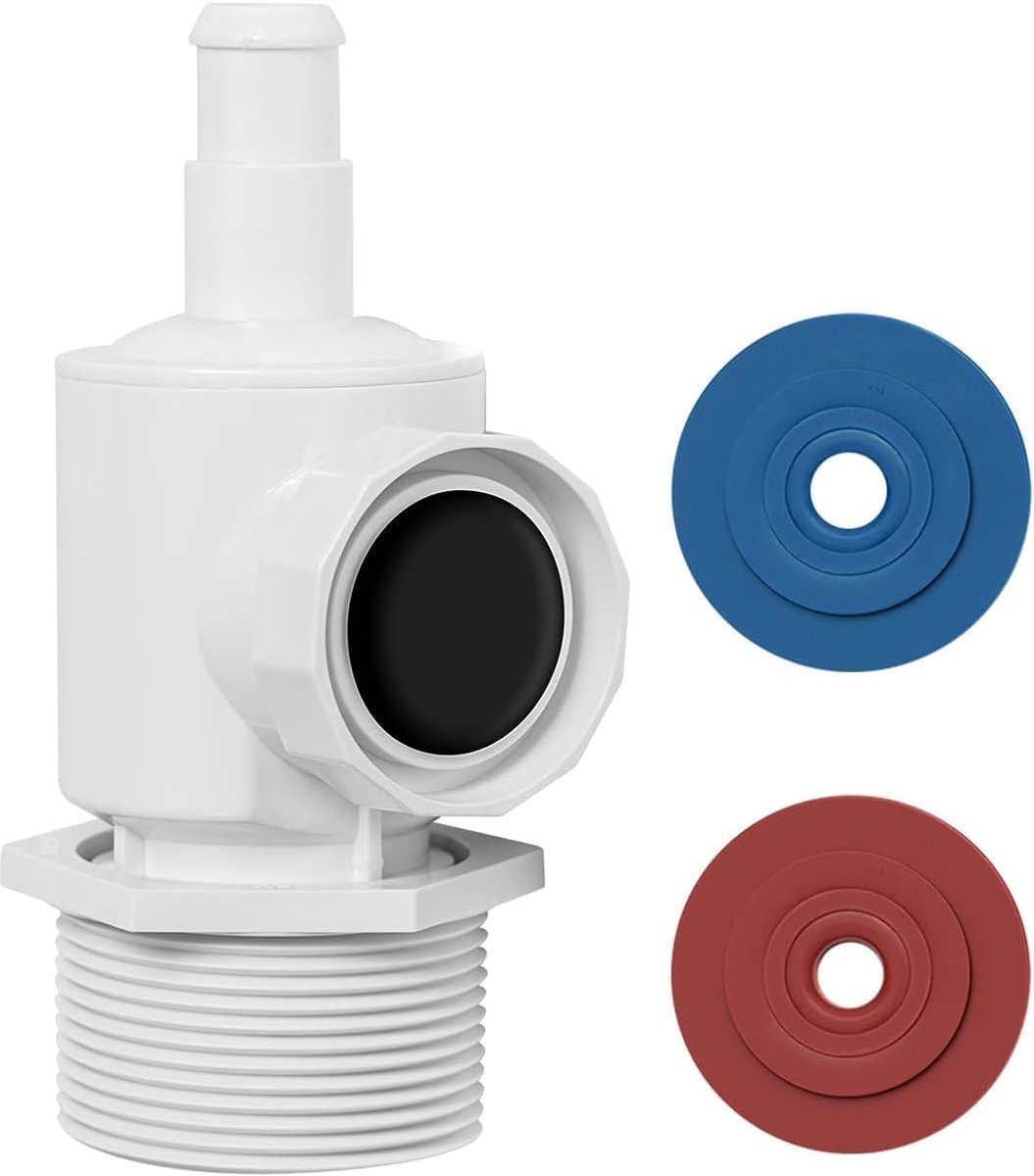 Zwembadslangconnector- compatibel met Polaris Zodiac 380- 280- 180 - Vervangend onderdeel voor zwembadreiniger - Universele wandfitting - Montageonderdeel