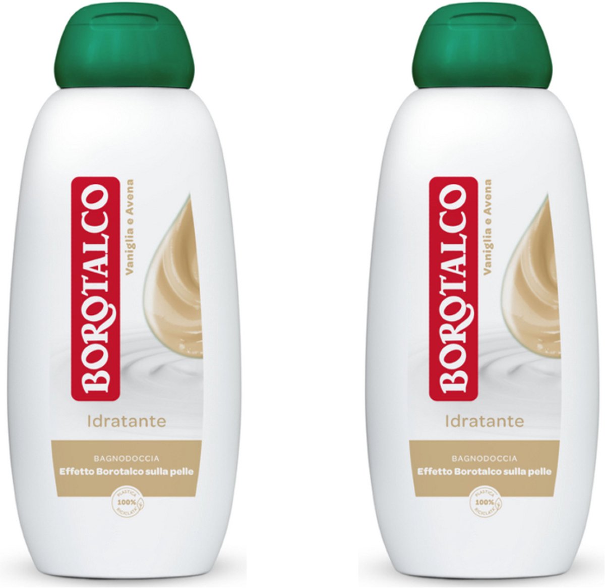 Borotalco Douchegel XXL  Vanille - Duoverpakking 2 x 600 ml