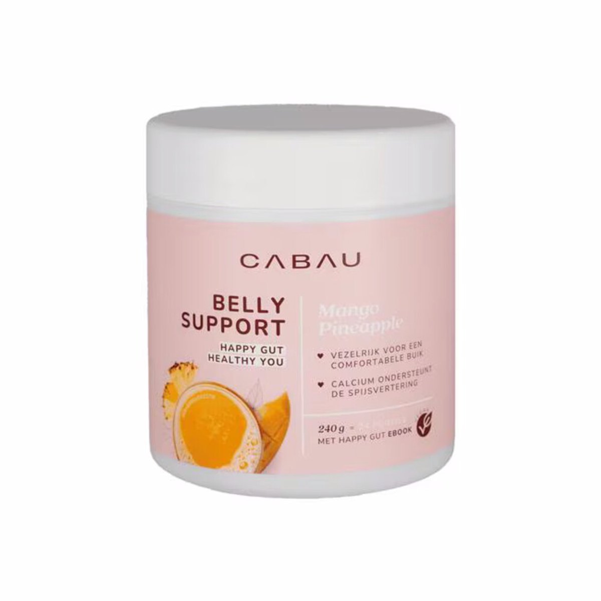 Cabau Lifestyle Belly Support Pineapple - 2 x 300 gr - Voordeelverpakking