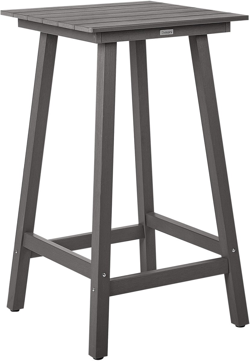ADIRONDACK - Tuintafel - Donkergrijs - 59 x 59 cm - Kunsthout
