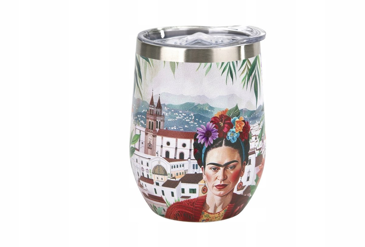 Duo Thermosbeker Mexican Art 330ml - RVS, Uniek Design