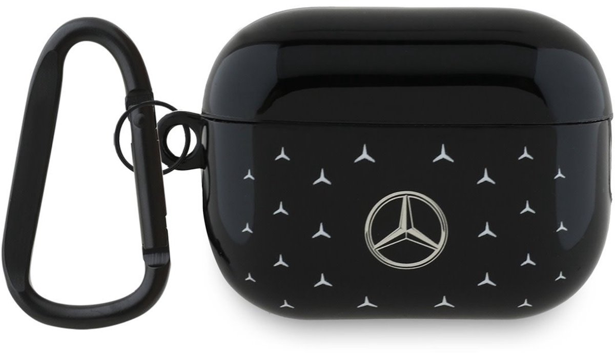 Mercedes-Benz Airpods Pro 2 Case - Stars Pattern Small - Black