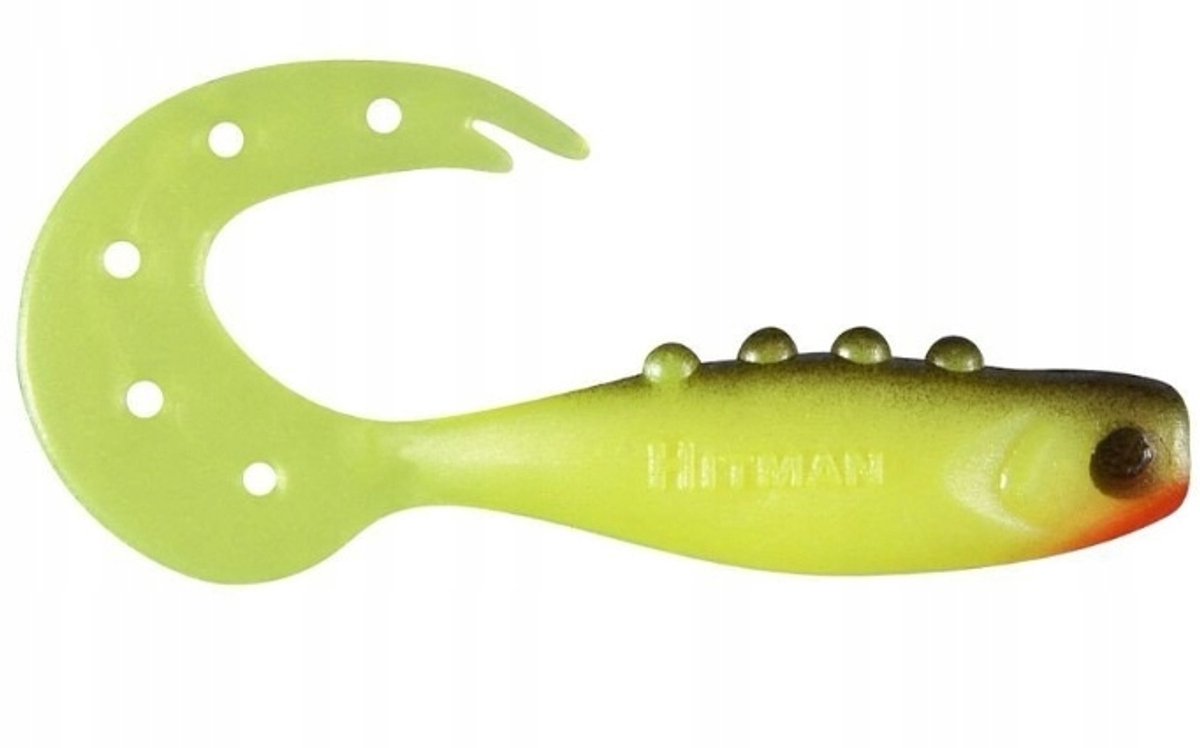 Dragon Hitman 12,5 cm Super Geel/Zwart Rood - 2 st