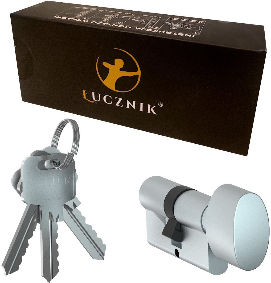Budget Deurcilinder met Knop 30x50mm - Veilig en Betrouwbaar