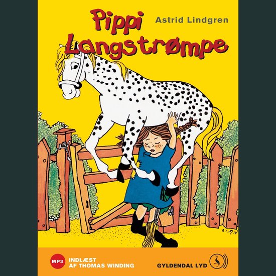 Thomas Winding læser Pippi Langstrømpe - cover