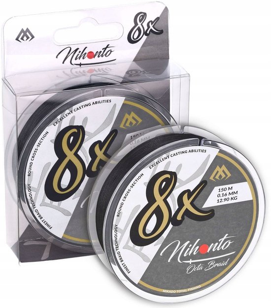 Mikado Nihonto Octa Braid 0,06M 150m Kope 8-Strengs Vislijn van Merkloos — afbeelding 4
