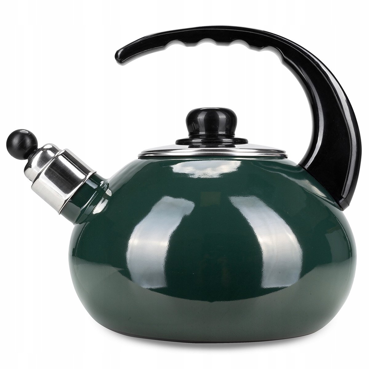 Kamille Emaille Waterkoker 2,5L Groen - Gas & Inductie