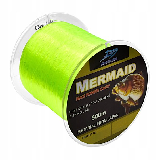 Mermaid Carp Vislijn 0,28mm 15kg 500m - Hoge Kwaliteit Visdraad — afbeelding 2