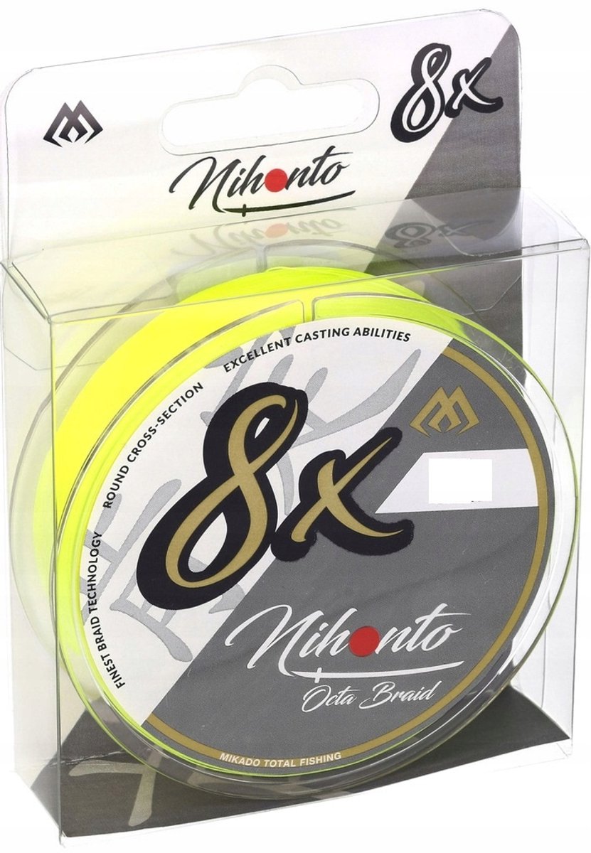 Mikado Nihonto Octa Vlecht Fluo x8 - 0,08 mm x 150 m Vislijn