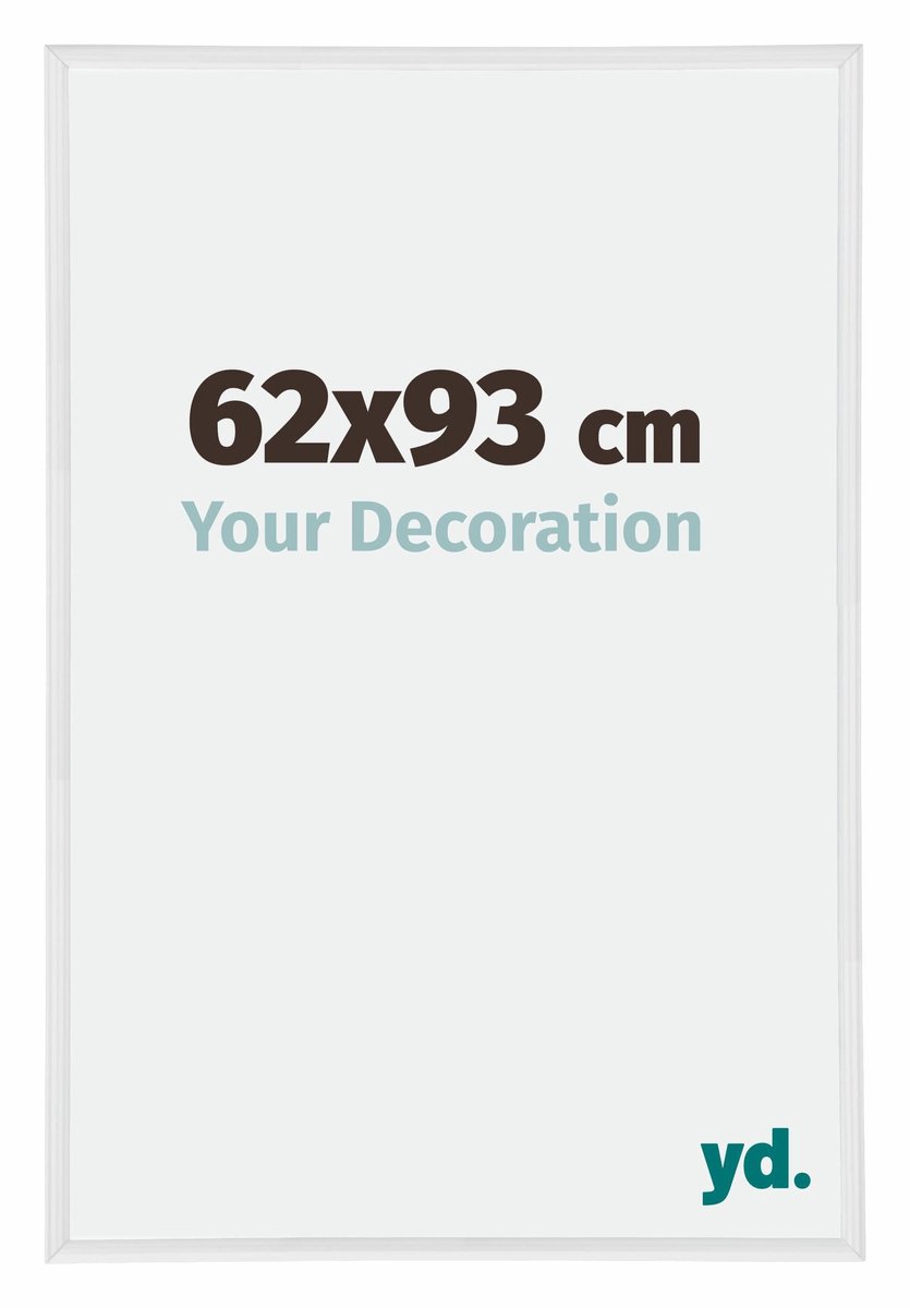 yd. Your Decoration - Fotolijst 62x93 cm - Kunststof - Wit Hoogglans - Annecy