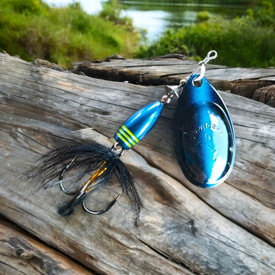 Savage Gear Rotex Spinner Maat 1 3.5g Black/Purple - Roofvis Kunstaas — afbeelding 3