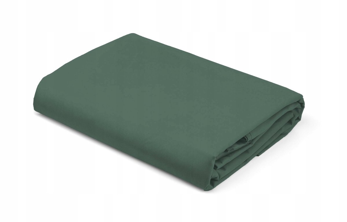 Satijnen laken met elastiek 120x200 cm Groen
