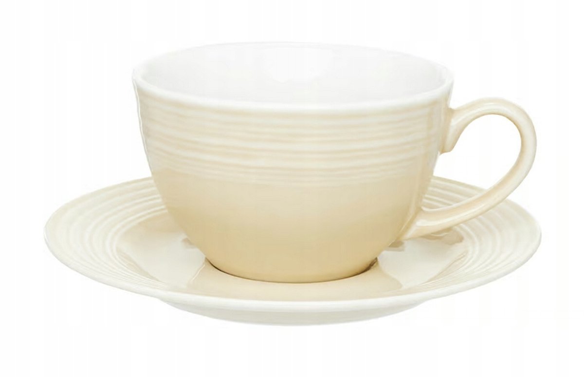 Ambition Linea Koffieservies - 12 Stuks - Pastel Beige
