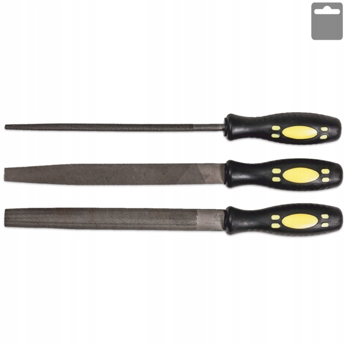Metalalvijlen set 3 stuks 200 mm GROND