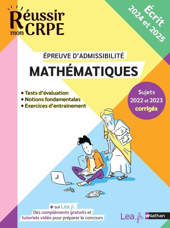 Réussir CRPE - Ebook - CRPE 2024-2025 Mathématiques écrit ... - cover
