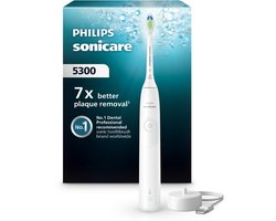 Philips Sonicare 5300 Series - Elektrische Tandenborstel - Wit - Wittere tanden - HX7108/01