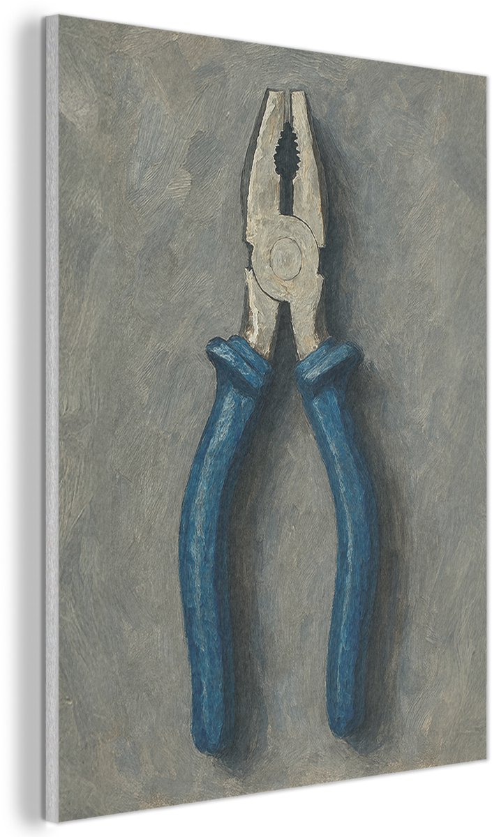 Akoestisch wandpaneel 50x70 cm - Vilt schilderij Tang - Schilderij - Textuur - Verf - Akoestische panelen - Geluidsdempende wanddecoratie - Geluidsisolatie woonkamer - Muurdecoratie geluidspanelen