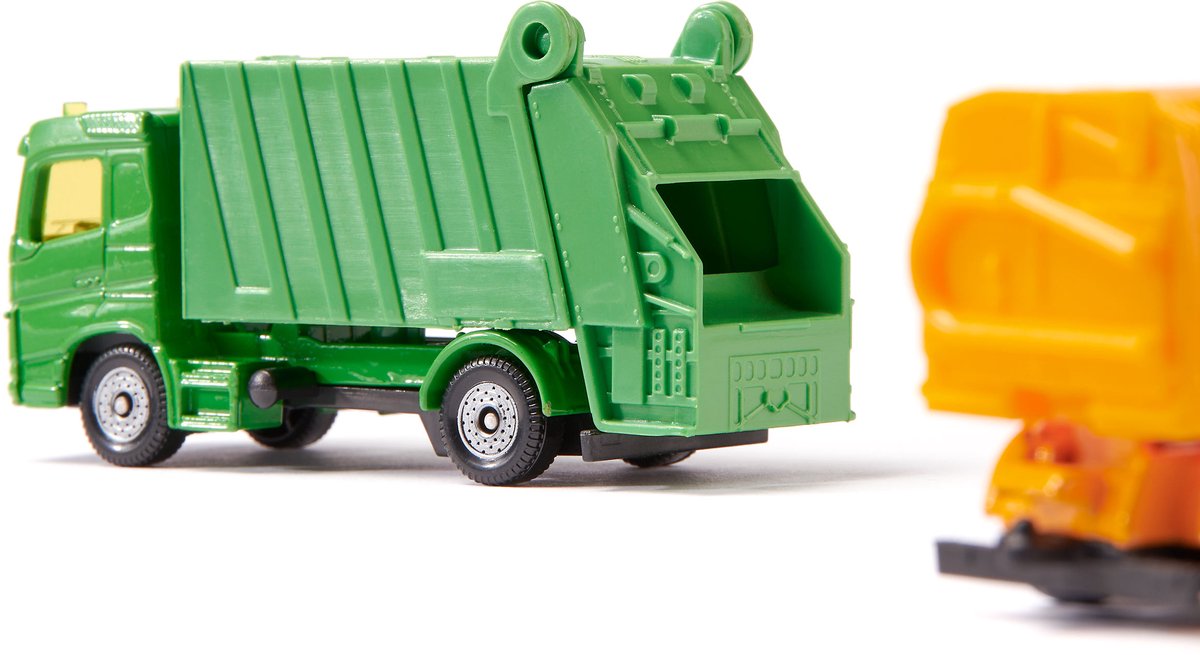 SIKU Veegmachine en vuilniswagen modelvoertuigset thumbnail 6