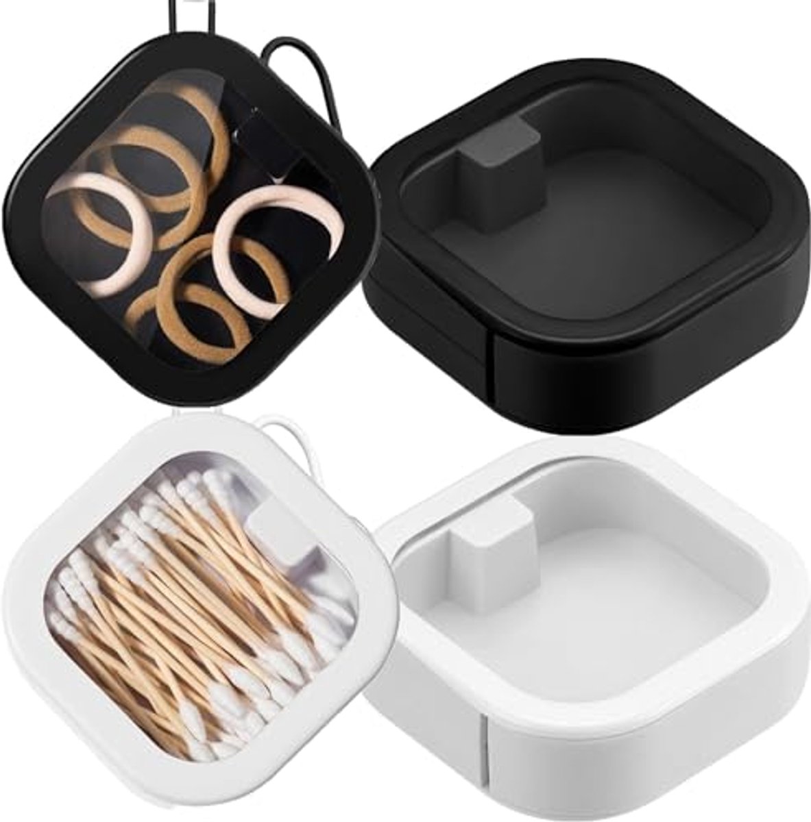 Haaraccessoires Organizer met deksel - Draagbare Reis- en Badkameropberger