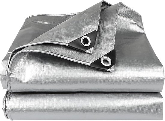 Bâche Coton Imperméable FoundGo 1x2m Verte - Œillets Renforcés, Cordes Incluses Pour Voiture Bateau Camping