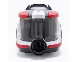 Tornado VCCKC800RCL – Zakloze Stofzuiger - 800W - HEPA-filter – 7m snoer – Rood/Wit