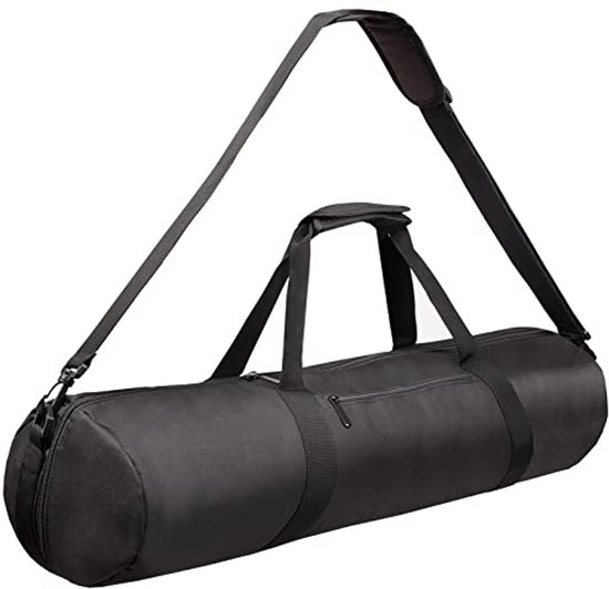 BOLLUMA Statief tas draagtas voor fotografie apparatuur Monopod tas schuim gewatteerde lichte stand tas met verstelbare schouderriem, voor fotostudio video, grote opslag, Zwart, 80CM, Eenvoudige stijl BOLLUMA Statief tas draagtas voor fotografie apparatuur Monopod tas schuim gewatteerde lichte stand tas met verstelbare schouderriem, voor fotostudio video, grote opslag, Zwart, 80CM, Eenvoudige stijl
