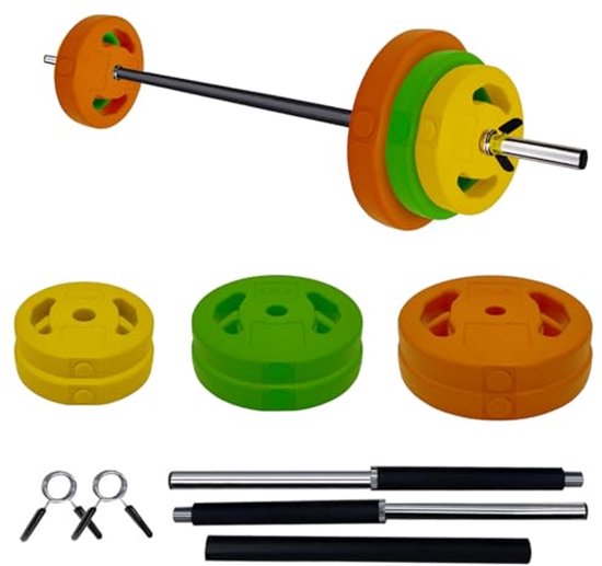 De Loading Barbell & Dumbbell Set inSPORTline BS08, is een unieke en betaalbare met cement gevulde dumbbells set
