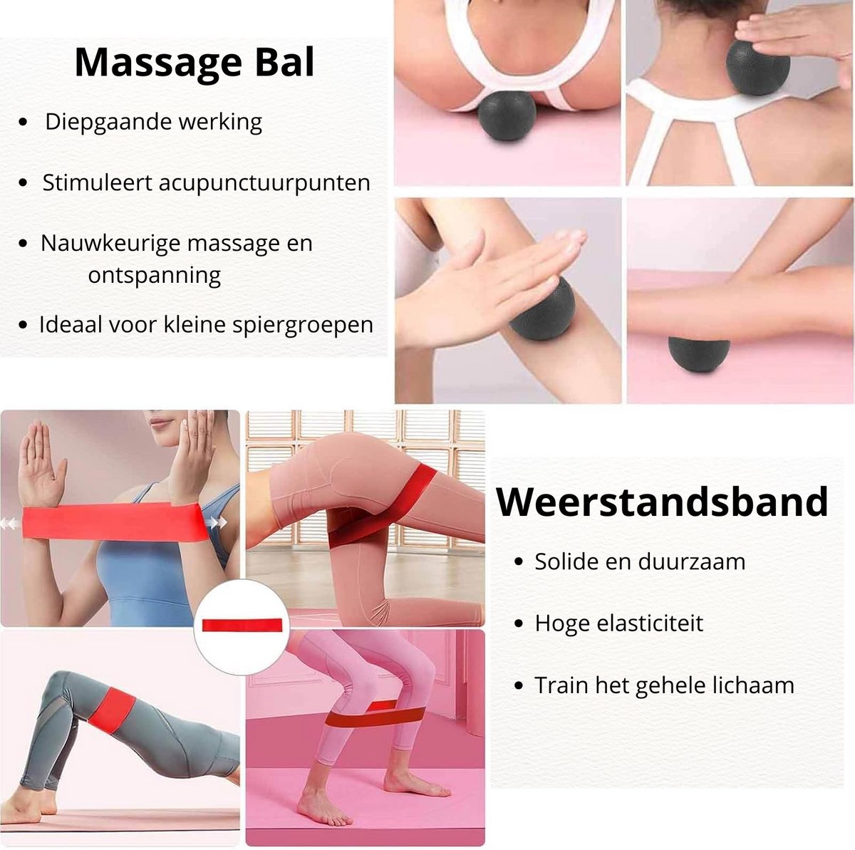 Foam Roller Set 4-delig - Complete Massage Kit thumbnail 5