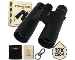 PrimeCraft® Verrekijker Compact & Krachtig- 12x32 - Professionele Verrekijker voor Volwassenen