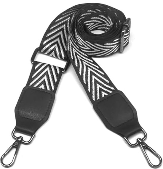 2 Stks Verstelbare Schouderriem Voor Tassen 3.8cm Tas Riem Schouderriem Brede Handtas Riem Met Streep Patroon Boho 70 130cm Met Snap Hook Diy Bag Mak