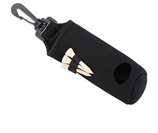 Golfbaltas met clip en accessoires - Draagbare tas voor golfthee en ballen van Merkloos — afbeelding 5